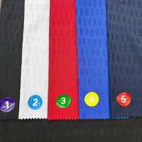 Tela para Camisetas Deportivas de Fútbol Femenino al por Mayor, 100% Poliéster, Tejido Transpirable, Elástico, Ecológico, Teñido Liso