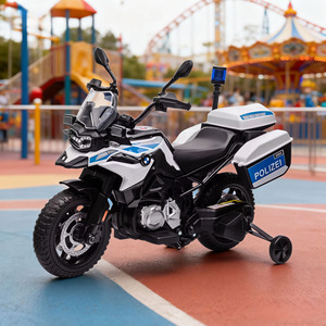 Motocyclette électrique à batterie pour enfants, homologuée BWM, très populaire, <span class=keywords><strong>12V</strong></span>, 4 roues, en plastique, style <span class=keywords><strong>police</strong></span> - Product Image 5