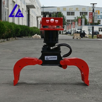 Mini grappin rotatif supérieur pour la manutention du bois en extérieur, avec fonction de tri et certification CE