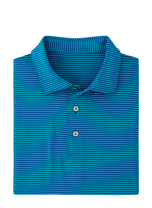 Logotipo personalizado de lujo atlético de poliéster spandex de alta calidad sublimación a rayas deporte golf ropa seca slim fit polos hombres - Product Image 6