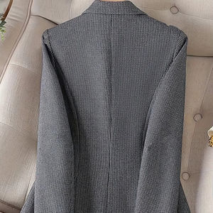 <span class=keywords><strong>Blazer</strong></span> professionale a maniche lunghe da donna <span class=keywords><strong>Blazer</strong></span> formale con decorazione <span class=keywords><strong>in</strong></span> cristallo e abiti da lavoro a maglia con bottoni - Product Image 2