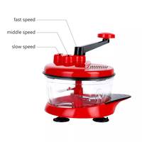 Multifunctionele Handmatige Food Processor Swift Food Groentechopper Met Roestvrijstalen Messen Plastic Opp Bag Keukenbenodigdheden