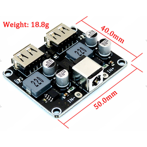 DC-DC boost Converter 6-32V 9V 12V 24V To Fast Quick Charger Board Dual <strong>USB</strong> Step Down <strong>power</strong> <strong>supply</strong> <strong>Module</strong> QC3.0 QC2.0 - Product Image 6