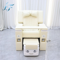 Fauteuil de pédicure électrique professionnel inclinable et réglable avec massage pour salon de manucure et pédicure