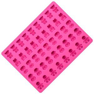 Moule à bonbons en silicone antiadhésif sans BPA, forme animaux de dessin animé, 40 cavités, certifié LFGB, par l'usine MUYULINS - Product Image 4