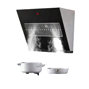 Ventilateur mural électrique <span class=keywords><strong>Greentec</strong></span> OEM à aspiration descendante, commande tactile, filtre en aluminium, boîtier en verre trempé, débit d'air de 21 m³/min - Product Image 3