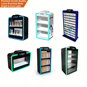 Custom per la vendita al dettaglio moderno supporto da parete acrilico Display a LED Push-Back distributore di sigarette per fumo di tabacco/sacchetti per Snus - Product Image 2