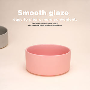 Sunraymascota PET Sem derramamento Tigela dupla Cat Bowl Prato Pet Food Alimentador De Água Gatos Cães Pequenos Cerâmica Cat Dog Bowl - Product Image 2