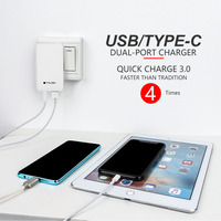 Cargador Rápido GaN Delgado de 30W, PD 3.0 QC 3.0, Cargador de Pared de Doble Puerto, Enchufe Europeo Plegable, Cargador de Viaje para iPhone, Samsung, Xiaomi