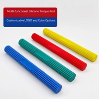 Barre de torsion en silicone souple en gros pour usine, antidérapante, étanche, pour l'entraînement de la force du poignet, des bras, à domicile et la rééducation