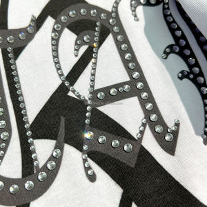 Camisetas Personalizadas de Alta Calidad, Camisetas de Manga Larga de Doble Capa con Pedrería para Hombre, Camisetas Extra Grandes para Hombre - Product Image 5