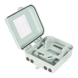 Caja de Distribución de Fibra Óptica para Exteriores de 16 Núcleos, Tipo Cassette, Caja de Terminación con Divisor, IP65 Impermeable, Montable en Pared/Poste - Product Image 3