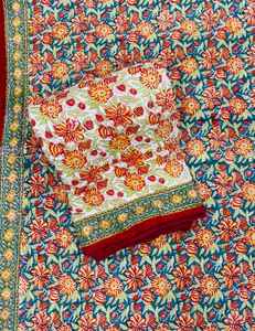 Dernier modèle de couette en coton biologique Jaipuri Style 100% Pure Made in India Produit doux et confortable - Product Image 1