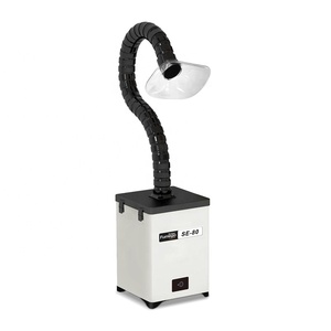 Hiển Thị Kỹ Thuật Số 200W, F6002D Phổ Biến Hàn Hàn Fume <span class=keywords><strong>Extractor</strong></span> Cho Trạm Hàn Với Đôi Cánh Tay - Product Image 2