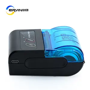 Penjualan terbaik item desain baru 58MM ponsel nirkabel Android IOS portabel bluetooth kode QR Printer termal