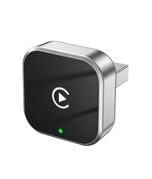 Adaptador Inalámbrico CarPlay para Apple iPhone y Android, Adaptador 2 en 1, Convierte de Cableado a Inalámbrico