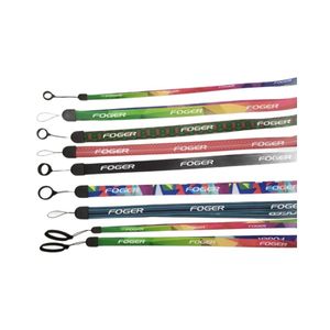 Lanyards Promocionales de Buena Calidad con Logotipo Personalizado Impreso y Gancho Metálico Resistente para Conferencias Empresariales - Product Image 2