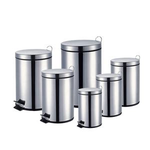 Stainless Steel Mirror Garbage <strong>Bin</strong> With Separate Bucket Trash <strong>Bin</strong> - Product Image 1