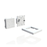 Termostato WIFI con marco de placa de pared con protección de sensor externo