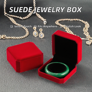 Popular Square Velvet Jewelry Bracelet Bangle <b>Display</b> Storage Case Organizer <b>Box</b> 9x9x4CM - Product Image 2