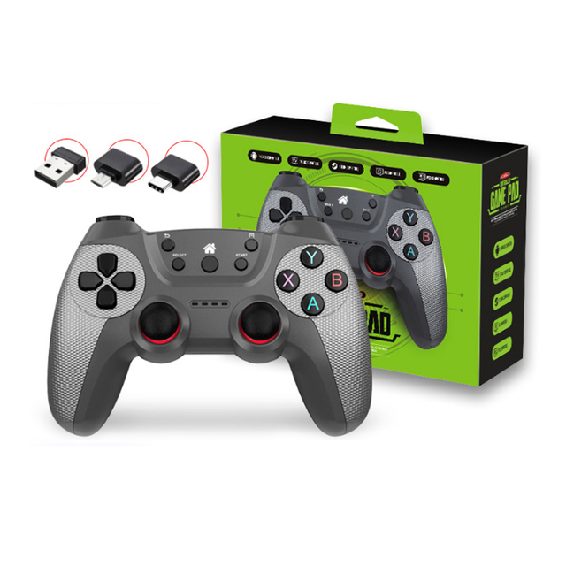 Eyierjia Pc 2.4g Wireless Usb Gamepad Video Game Controller for Android Mobile and Smart TV for PS3 and PC Steam