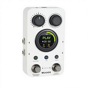 Pedal de Caja de Ritmos Estéreo MOOER GL100 con Doble Pedal, 300 Minutos de Grabación, 11 Géneros, <span class=keywords><strong>Tap</strong></span> <span class=keywords><strong>Tempo</strong></span>, Grabación Automática, Time Stretch - Product Image 1