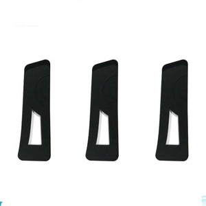 Boucles adhésives en velcro Juke Plastics, en PVC creux noir, à languettes de traction, sangles unilatérales pour sacs, vêtements, textiles de maison - Product Image 4