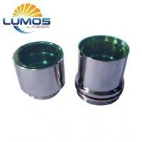 Ensemble d'objectifs de focalisation et de collimation D28 F125 F150 avec support pour tête de découpe laser à fibre Raytools BM109, kit de pièces d'équipement