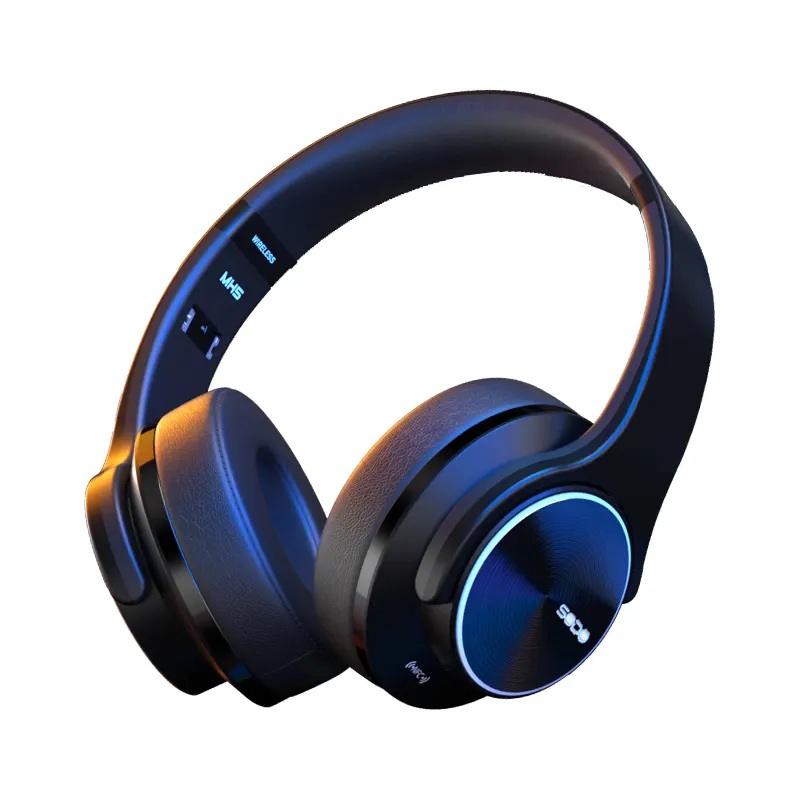 MH5 Draadloze Bluetooth Speaker & Hoofdtelefoon Over-Ear 2 In 1 Opvouwbare Twist-Out Headset Oortelefoon