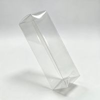 Boîte en film plastique vierge, étui rigide recyclable, taille personnalisée, impression de logo pour l'emballage d'accessoires