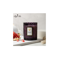 Vela Aromática con Borde de Encaje y Relieve, Regalo Creativo para el Hogar, Sin Humo, Fragancia Limitada para Navidad, Logotipo Personalizado OEM/ODM