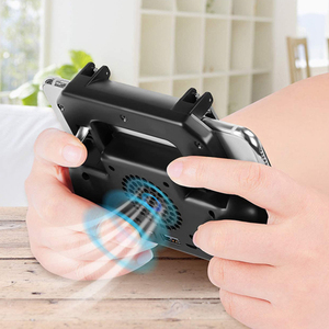 Pubg-cep telefonu denetleyicisi için soğutma fanı tetik Joystick oyun tekerleği direksiyon ile 2000mAh mobil Gamepad - Product Image 6