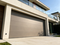 Porte de garage sectionnelle industrielle en acier à charge lourde, isolation thermique, taille personnalisable, options non standard, garantie 5 ans
