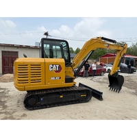 Mini-excavatrice d'occasion CAT 305.5E prête à être expédiée, bon état, prix d'usine, excavatrice d'occasion de 5 tonnes, petite pelle d'occasion