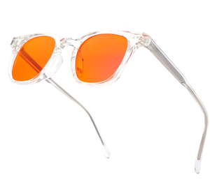 Cải thiện ánh sáng giấc ngủ chữa bệnh bảo vệ mất ngủ Hàn Quốc phong cách trong suốt khung Orange Amber Tint ánh sáng màu xanh ngăn chặn Kính lọc - Product Image 2