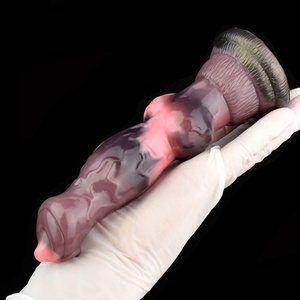YOCY Wolf <b>Dildo</b> Fantasy Silicone Dog Penis Sex Toy for Women Men Beginner Monster Dragon Anal Sex Toy Vaginal Butt Stimulator - Product Image 4