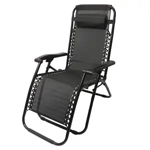 Recliner Sleeping Chair Beach Camping Chair Outdoor Waterproof Sling Folding Chair