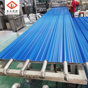Benli Building Material Corrugated Roofing Sheets Blue Pvc Wave Shaped Trapezoidal For Building Awning Project - Product Image 4