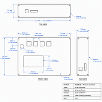 Fabrication sur mesure de boîtiers d'équipement en acier par usinage CNC de précision, découpe laser, fabrication de tôlerie, boîtier OEM, armoire de protection