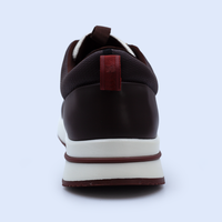 Chaussures de sport pour hommes de haute qualité en cuir véritable respirant, chaussures décontractées à lacets pour la marche en plein air