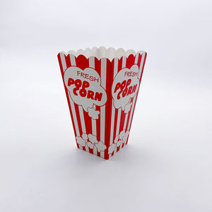 Caja de papel al por mayor para papas fritas con logo personalizado para palomitas, repostería, galletas, alimentos, con revestimiento UV, Kraft, para patatas fritas - Product Image 2