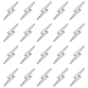 Yyangz PCS Lightning Decorative <b>Screws</b> <b>White</b> Metal Hardware Accessories For Bags Handbags And Leather Goods For Leather Jackets - Product Image 4