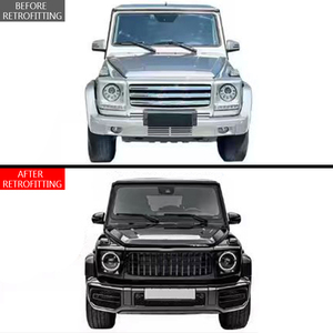 Modificación y actualización de coches de 1993-2017, kit de carrocería W464 con parachoques delantero, capó, guardabarros, parachoques trasero para Benz Clase G W463 - Product Image 2