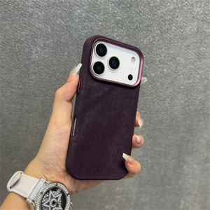 Fundas de Teléfono Móvil de Mezclilla con Marco Magnético y Protector de Cámara, Estilo Retro de Lujo para iPhone 17 16 15 14 13 12 Pro Max Air - Product Image 3