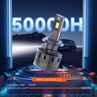 Phares LED de voiture puissants et très lumineux 500w 400w 30000lm Lumen 9007 pour BMW E46 X6 F10 Ford Focus St 2016 Camry 2010