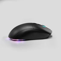 MW-023RC Mouse Gaming Desain Ringan Terbaru, Nirkabel Isi Ulang, Optik LED Backlit, Mode Ganda 2.4G+BT5.1, Ergonomis