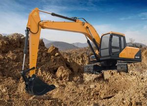 Excavadora de cadenas mediana usada 215VS con motor original, pocas horas de trabajo, buen estado - Incluye motor, bomba, caja de cambios, PLC - Product Image 4