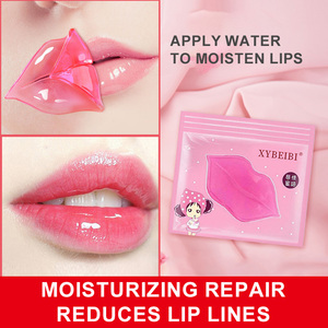 Masques pour les lèvres translucides personnalisés en gros, soin <span class=keywords><strong>naturel</strong></span> au collagène, <span class=keywords><strong>masque</strong></span> hydratant pour les lèvres rose - Product Image 2
