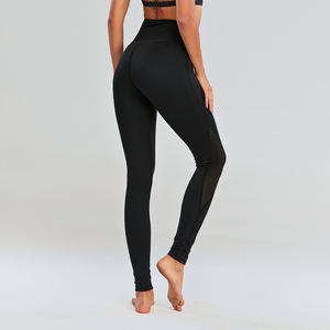 Vente en gros de pantalons noirs collants de fitness et de gymnastique leggings serrés <span class=keywords><strong>anti</strong></span>-<span class=keywords><strong>cellulite</strong></span> leggings d'entraînement extensibles pour femmes - Product Image 1