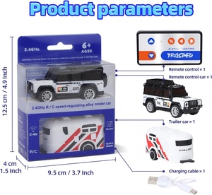 Mini voiture télécommandée tout-terrain en alliage pour enfants <span class=keywords><strong>164</strong></span> échelle 2.4Ghz vitesse réglable Mini voiture <span class=keywords><strong>RC</strong></span> - Product Image 5